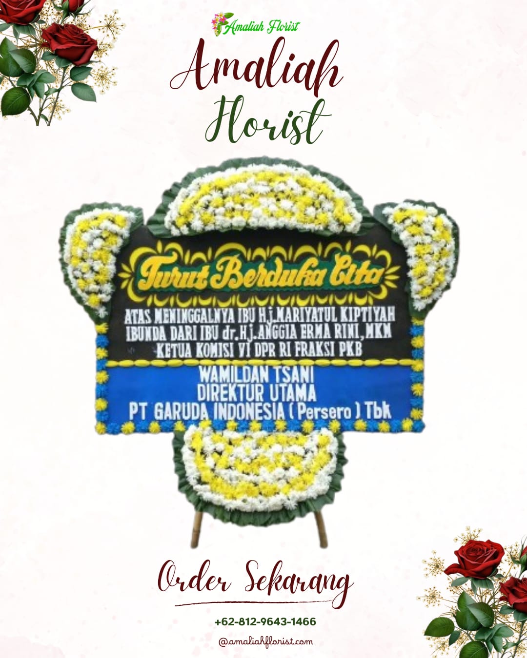 Papan Bunga Duka Gabus